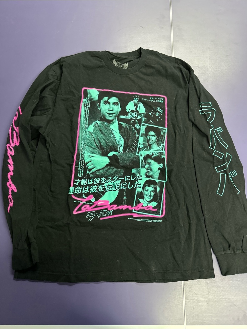 Rucking Fotten La Bamba Black Long-Sleeve Graphic Tee XL
